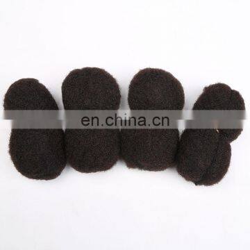 Mongolian Human Hair Natural Color Afro Kinky Hair Weave