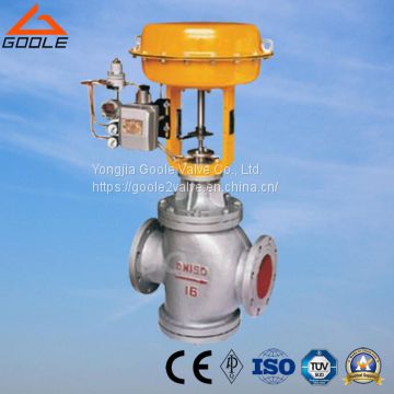 Pneumatic Double Seated Pressure Regulating Valve (GAZJHN)