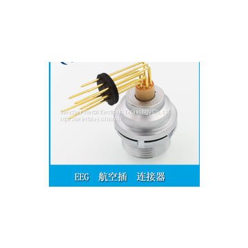 Push pull self-locking connector