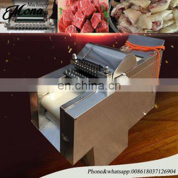 automatic meat cube dicer machine/chicken slicer cutter machine/frozen pork meat cutting machine price