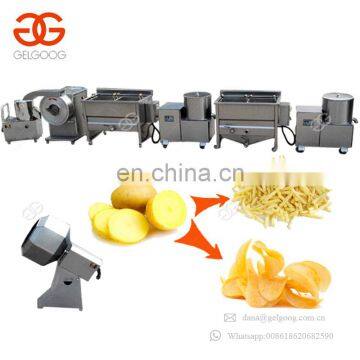 Small Scale Plantain Chips Maker Production Line Sweet Potato Chips Making Machine Frozen French Fries Machinery photo-2