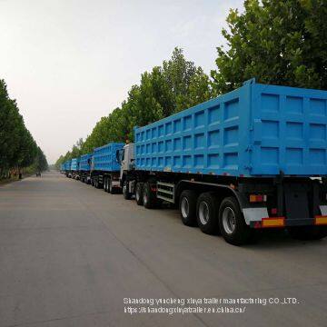 High Strength 3axles Tipper Dumper Dump Truck Semi Trailer