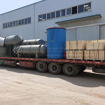 Q245R SGS/ EPA/BV/ISO pyrolysis oil distillation plant for waste oil to diesel