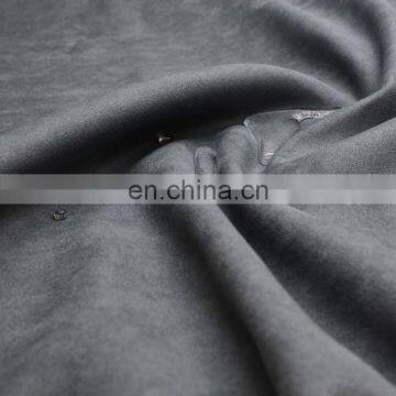 China Factory Price 100% Polyester Microfiber Upholstery Suede Waterproof Fabric for Sofa/ Home Textile photo-3