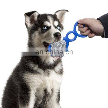 JIANICAT TPR Cotton Rope Chew Pet Dog Ball Toy photo-7