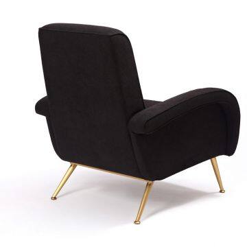 High Back Upholstered Lounge Armchair