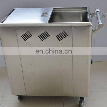 Best Hospital Stainless Steel Electric Food Delivery Cart,mobile Food Warmer Trolley Price, Food Service Cart With Wheels photo-4