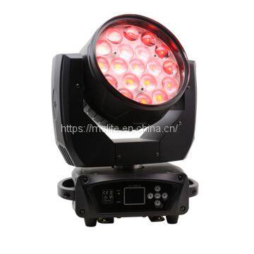 19X15w RGBW LED Wash Zoom Moving Heads Light Used Dj Disco Equipment Led Stage Lamp for Party Show photo-4