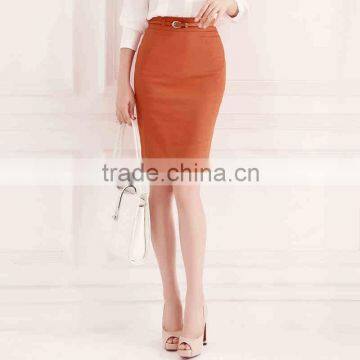 2015 Summer New Spandex Fited OL Midi Pencil Skirt photo-2