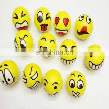 Multiple Promotion Gift Toys Smiley Anti Stress Soft PU Foaming Ball photo-3