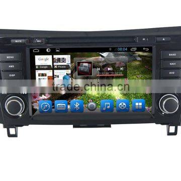 Quad core Android car Stereo DVD player for Nissan X-trail/Qashqai with GPS/Bluetooth/Radio/SWC