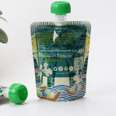 Stand Up Aluminum Foil Juice Bag With Spout photo-4