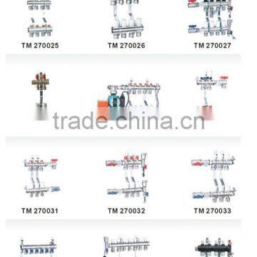 underfloor heating manifold floor heating system brass manifolds