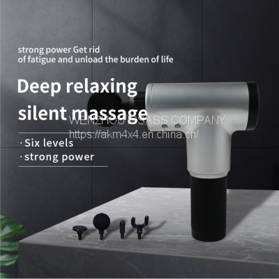 Electric Muscle Massager Therapy Fascia Massage Gun Deep Vibration Muscle Relaxation Fitness Equipment With 4 Massage Heads photo-4