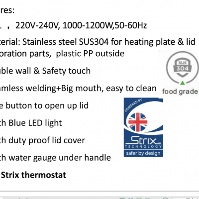 2021 Newest Stainless Steel Food Grate 304 0.8L Electric Kettle（SKYPE:lifuli123） photo-2