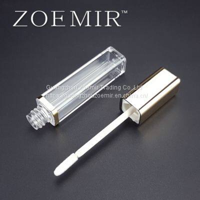 Luxury Gold Lipgloss Tube Empty Crystal Liquid Eye Shadow Container photo-3