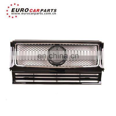W463 Gclass G500 G550 G350d to G63 G65 Center 1990-2018y ABS Material Grills Car Bumper Grille Car Mesh Grill photo-2