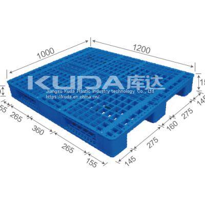 chemical resistant 1210D WGCZ PLASTIC PALLET（BUILT-IN STEEL TUBE）from china good manufacturer