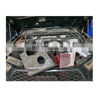Easy to Install Customized Design Lowest Discount High Quality Glossy Carbon Fiber Part Air Intake Kit For AUDI Q5 B9
