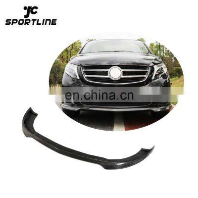 Carbon Fiber V250 Front Lip for Mercedes Benz V class V250 Vito Standard 2016-2018