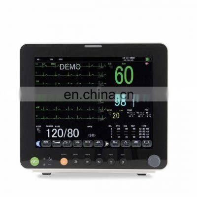 Manufacturer High Quality 12 Inch 15 Inch 6 Parameters Neonates Adults ICU Pattients Monitoring photo-2