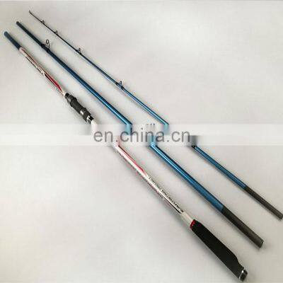 carbon fiber surf casting rod carbon fishing rod blanks surf casting 4.2M 3 piece surf casting rod with FUJI parts