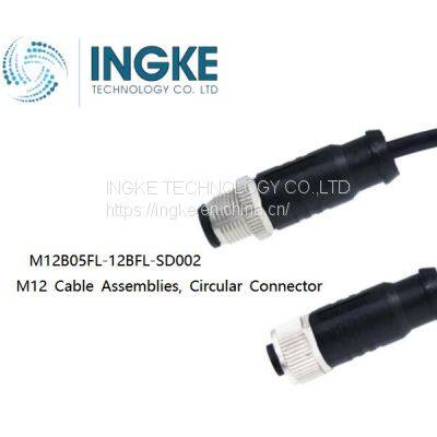 INGKE,M12B05FL-12BFL-SD002,M12 Cable Assemblies,Sensor Cables / Actuator Cables