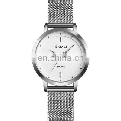 SKMEI Watch Wholesalers Factory Price 1528 Stainless Steel Quartz Japan Movement Waterproof Women Watches