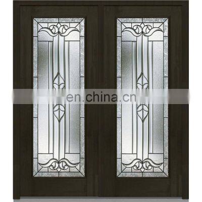 48 Inches Exterior Front Wrought Iron Main Front Door Design With Opening Window photo-3