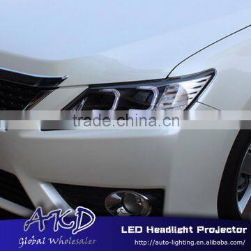 AKD Car Styling for Toyota Camry LED Headlights A-Type 2012-2014 Camry LED Head Lamp Projector Bi Xenon Hid H7 photo-4