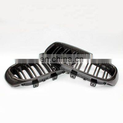 Carbon Fiber GT F34 Bumper Grill for BMW 3 Series Kindly Front Grill Double Line M3 Style Auto Parts 2012-2019 photo-4