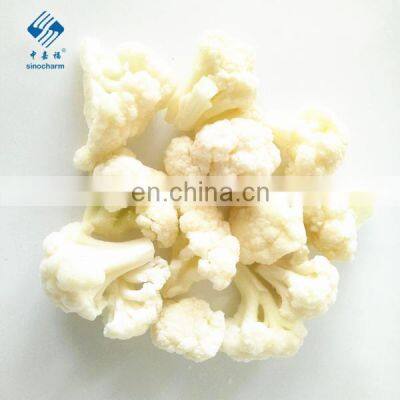 BRC Certified 3 - 5 cm Cut Iqf Frozen Cauliflower with competitive price