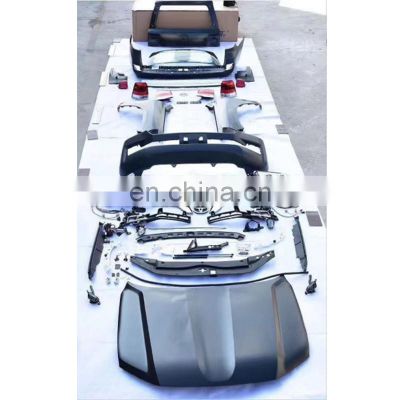 2016-2020 style body kit include front/rear bumper assembly Hood Fender Head light Tail light for Toyota Land cruiser LC200