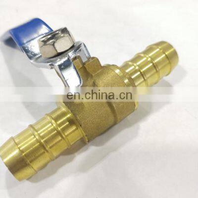 Custom Brass Water Oil Air Gas Straight Shutoff Brass Straight Nozzle Brass Ball Valve