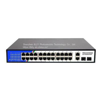 24 Poe Ports Network Switch 1000Mpbs Transmission Poe Switch photo-3