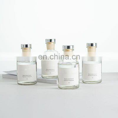 Customized With Gold Foil Box Flower Rattan Sticks 150ml Oil Refills Private Label Reed Diffuser photo-4