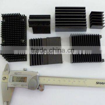 Precise cnc machined aluminum heatsink