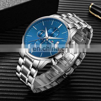 SWISH SW917 Brand Men's Watch Imported Quartz Movement Rolling Date 30M Waterproof Simple Wind Stainless Steel Men Sports Watch photo-3