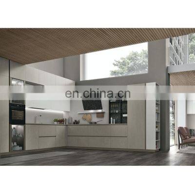 Modern white lacquer european style wood wall kitchen cabinets