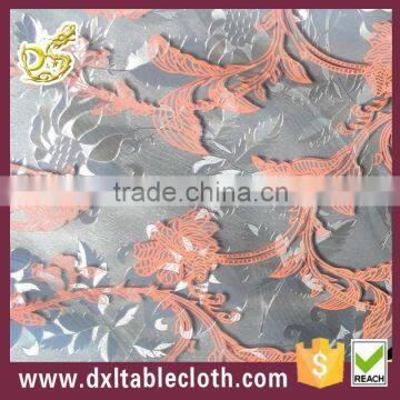 curly flower plastic tablecloth damask new design Administrative levels feeling