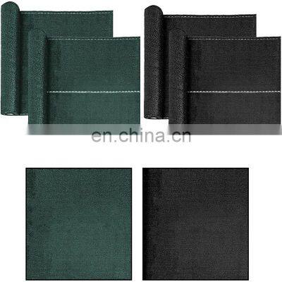 HDPE Tennis Privacy Fence panel Screen Net Cover Wind Protection Shade Fabric 150 g/m2 1.4 m x 25 m, Anthracite/green