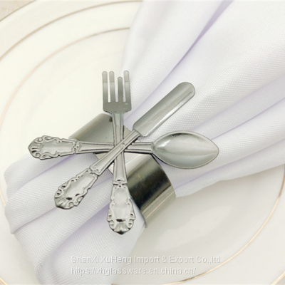 Popular Wholesale Cutlery Designed Napkin Rings for Holiday Party Dinner Wedding photo-3