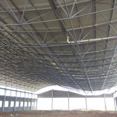 Pre-engineered Metal Stadiums Steel Roof Truss Design For Swimming Pool photo-2