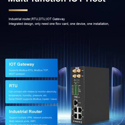 High-Performance 300Mbps WIFI Industrial Edge Router R40 with RS485 2DI 2DO for Reservoir Dams