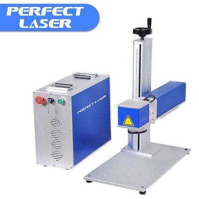 Perfect Laser 20w/30w Portable Fiber Laser Marking Machine For Logo/Plastic