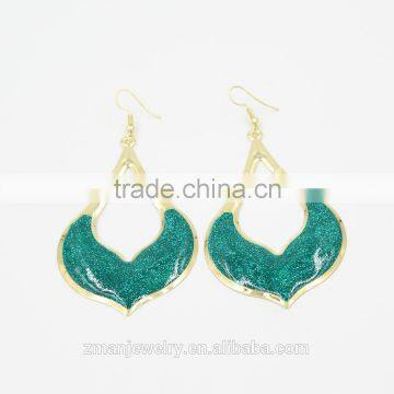 12 Pairs A Lot Six Colors Mixed Wholesale Multicolor Epoxy Earring,Latest Earring Jewelry Huggie Earrings photo-4