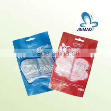 Cusomized back side sealed plastic bag for candy