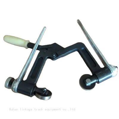 Rail hole double side chamfering tools