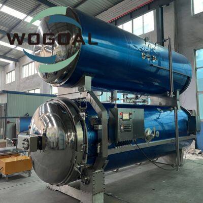 Rotary Water Immersion Retort Industrial Horizontal Autoclave Sterilization Machine