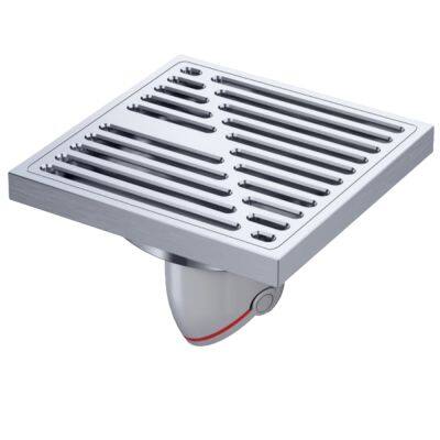 High Displacement All-Pure Copper Anti-Backflow Shower and Kitchen Bathroom Floor Drain Modern Design Deodorizing for Hotels